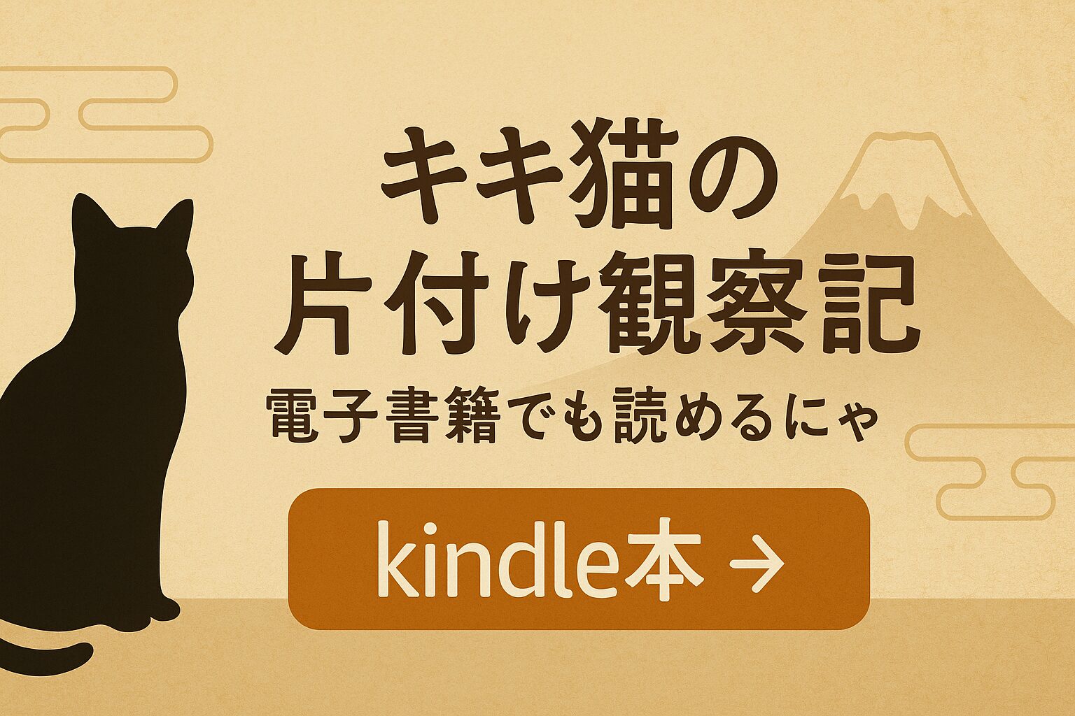 キキ猫の片付け観察記